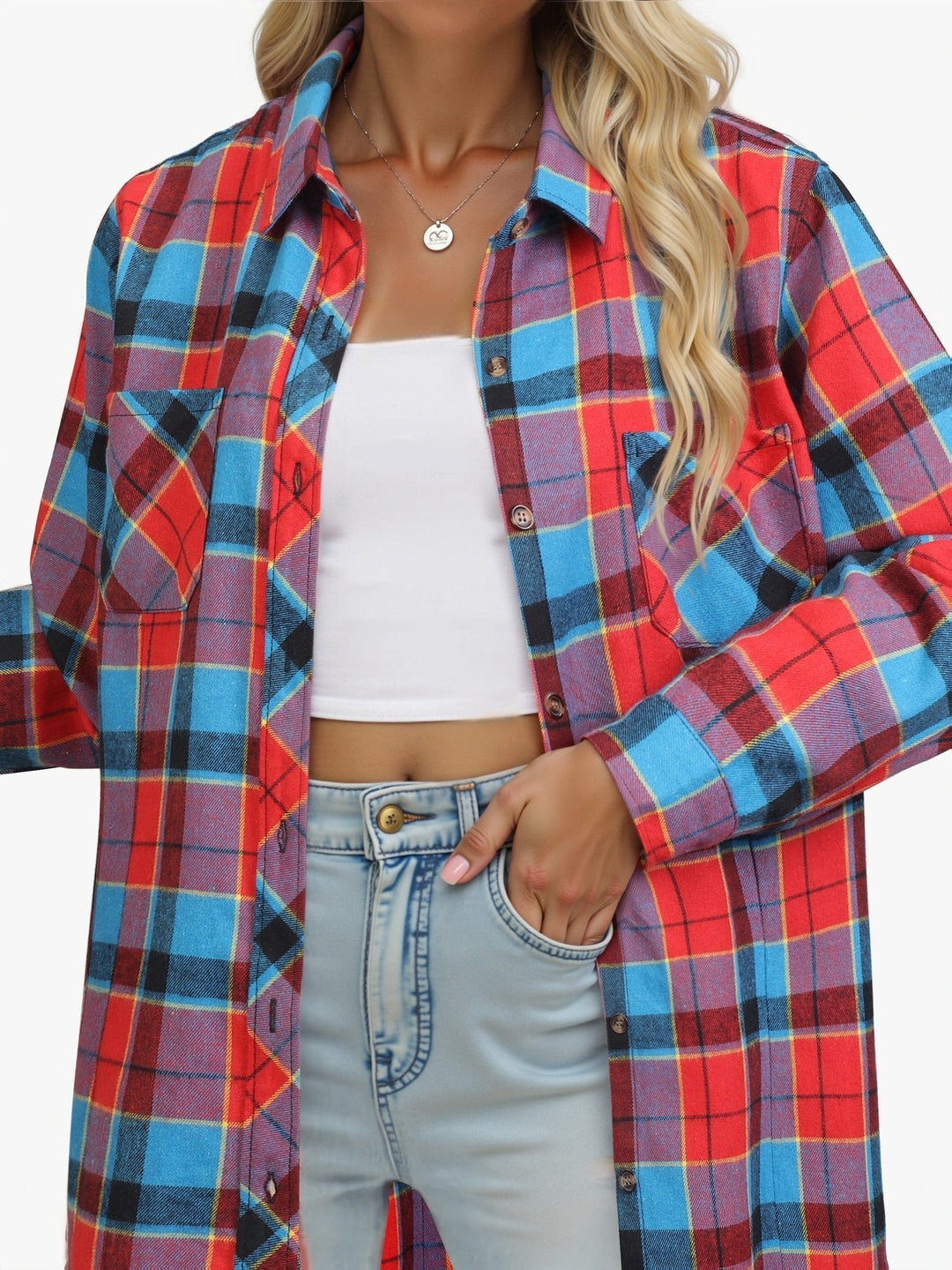 Melanie | Relaxed Buffalo Check Lumberjack
