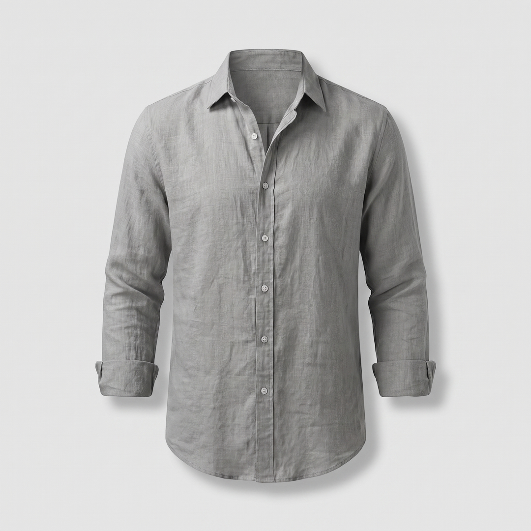 Aiden | Comfortable Long Sleeve Linen Shirt