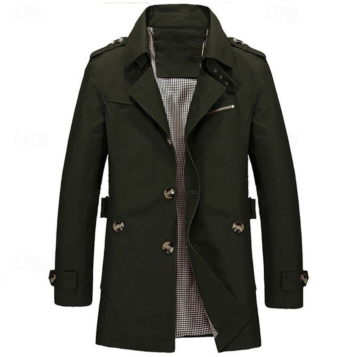 Thomas | Refined Single Breasted Trench Coat