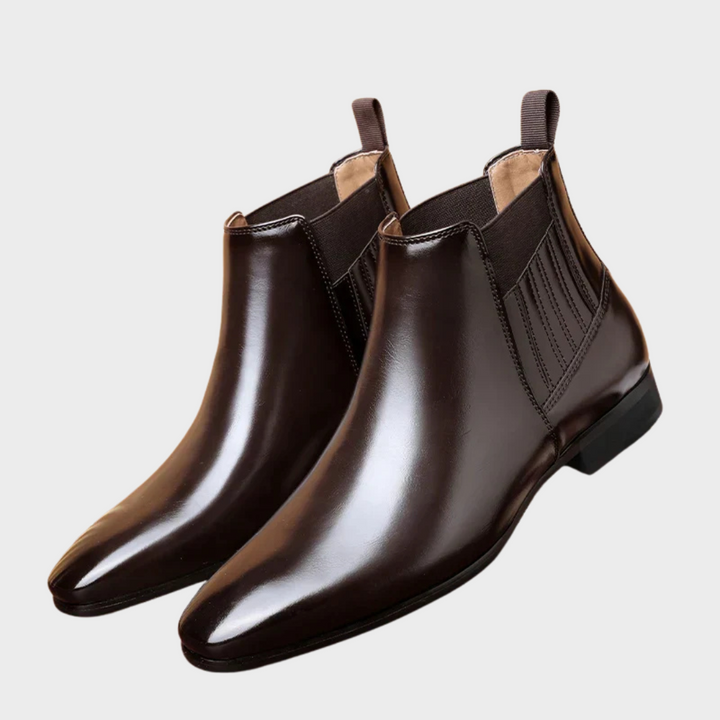 Cataleya | Sleek Pointed-Toe Chelsea Ankle Boots