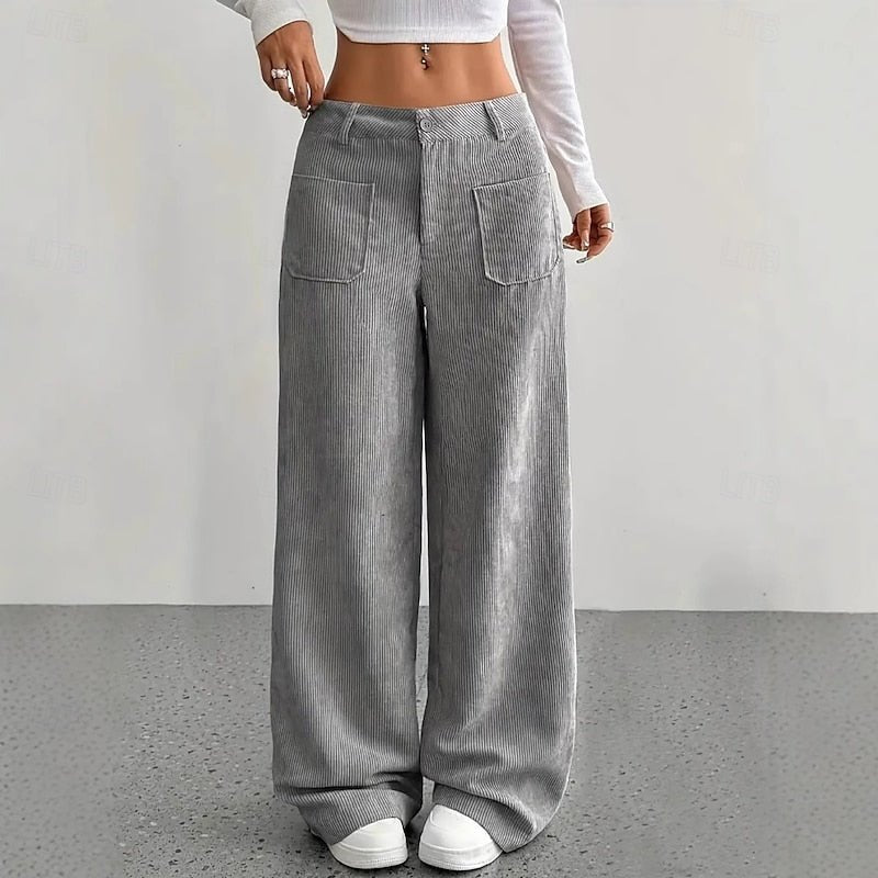 Julietta | Elegant High-Waist Wide-Leg Trousers
