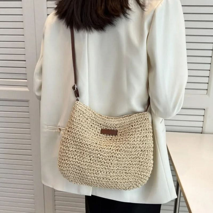 Sophie | Handwoven Interior Straw Tote Bag