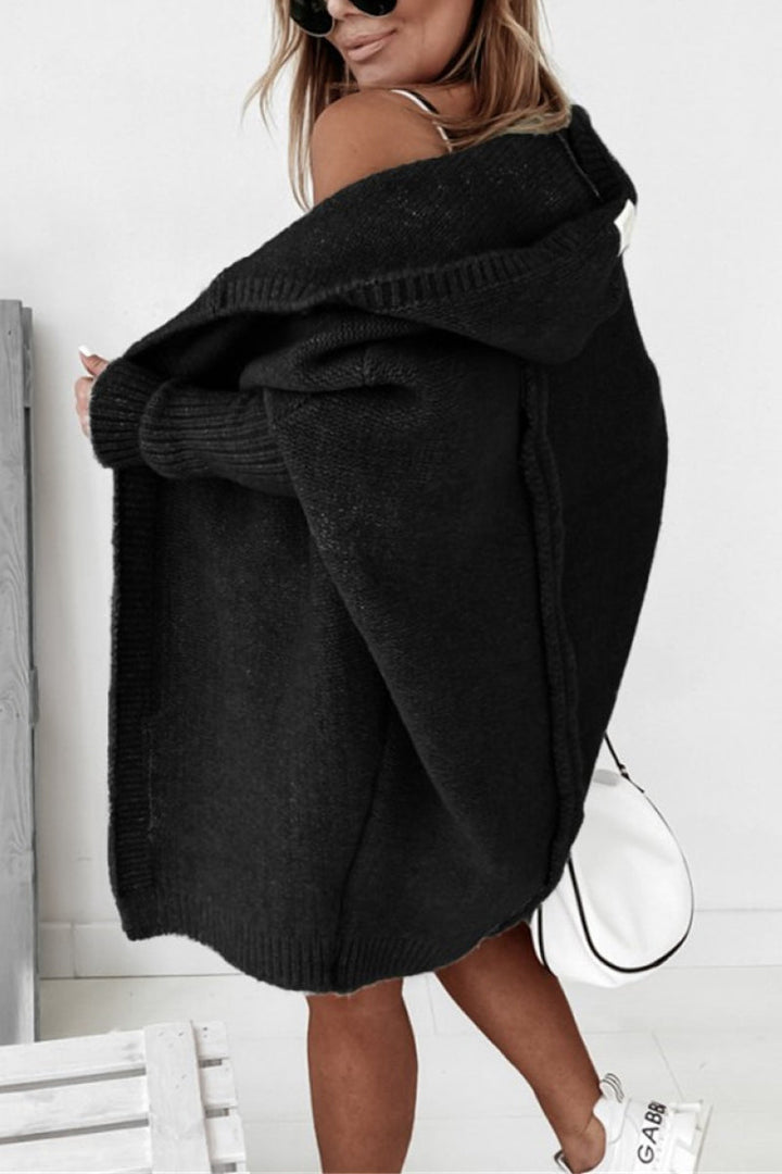 Emery | Women's Oversized Hooded Knit Cardigan