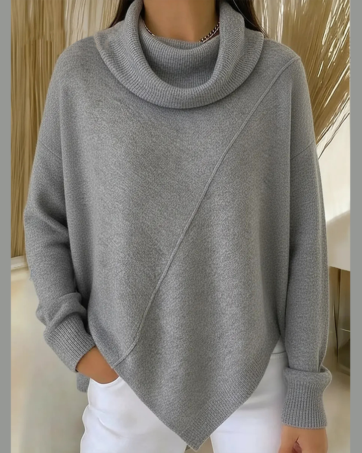 Asymmetric Neck Sweater