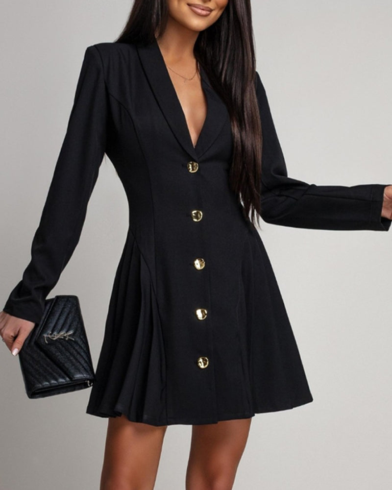 Dress Metal Buckle Slim Fit Set
