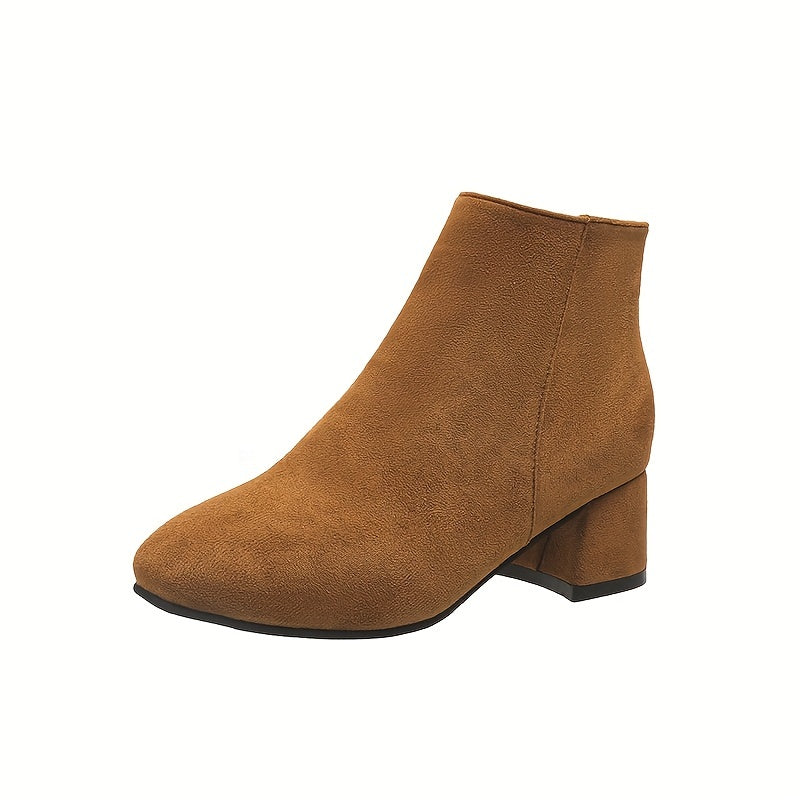 Eliana | Elegant Suede-Finish Chelsea Ankle Boots