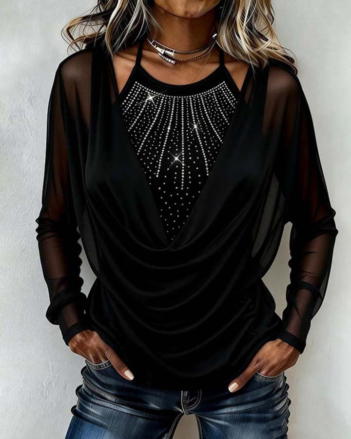 High Neck Flash Top