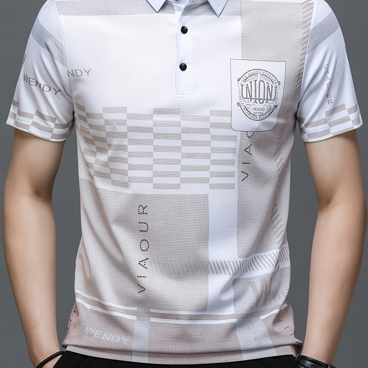 Marcus | Modern Colorblock Tailored Polo Shirt