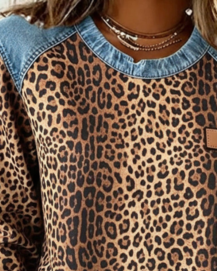 Harper | Chic And Bold Leopard Print Sweater