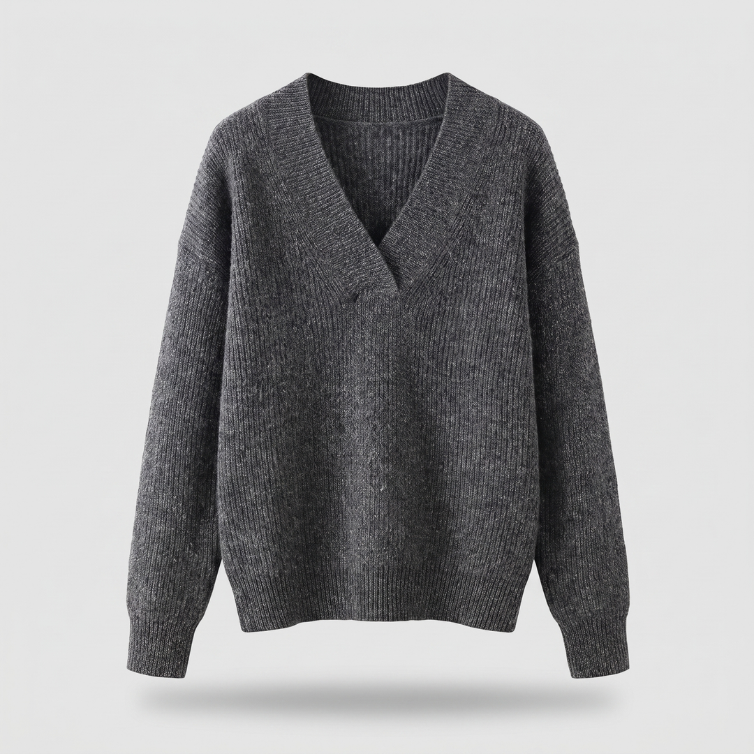 Cameron | Cozy Style V-Neck Knit Sweater