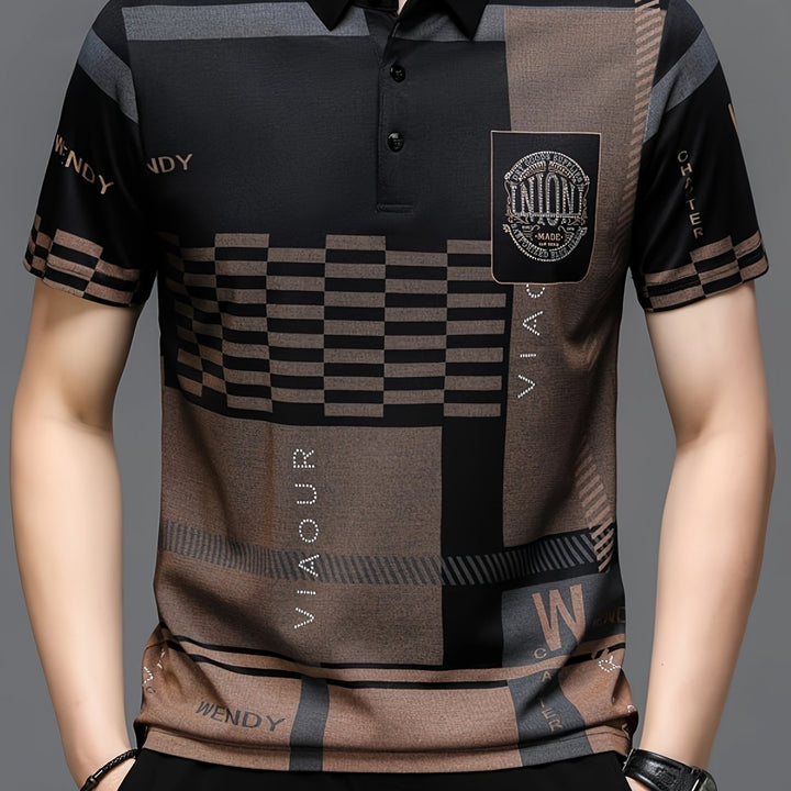 Marcus | Modern Colorblock Tailored Polo Shirt