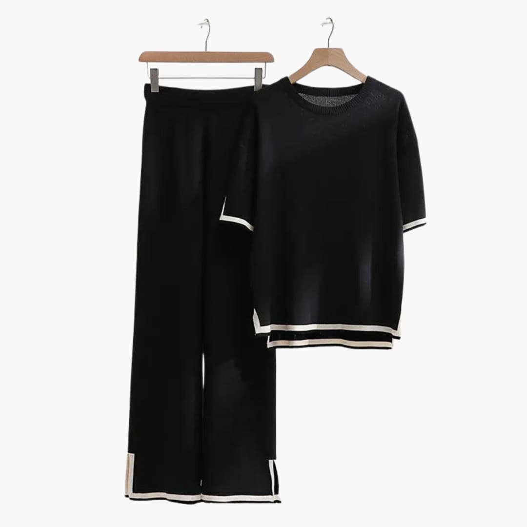 Victoria | Chic Textured Knit Two-Piece Set
