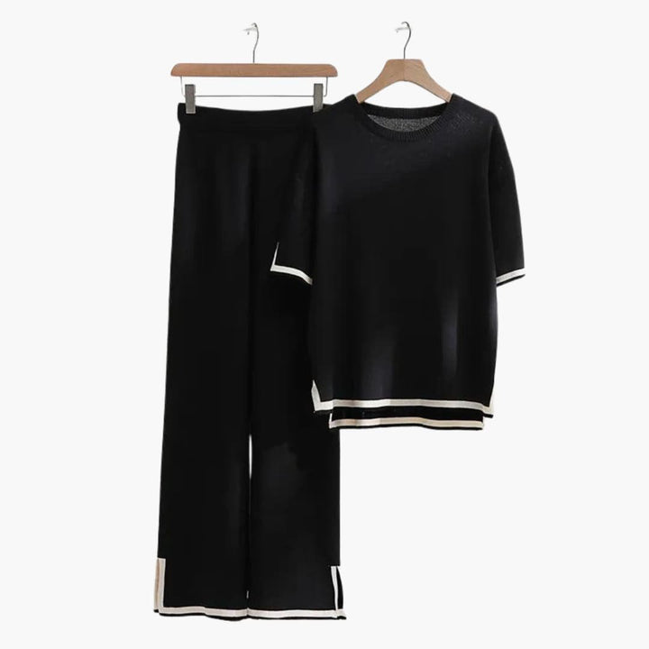 Victoria | Chic Textured Knit Two-Piece Set