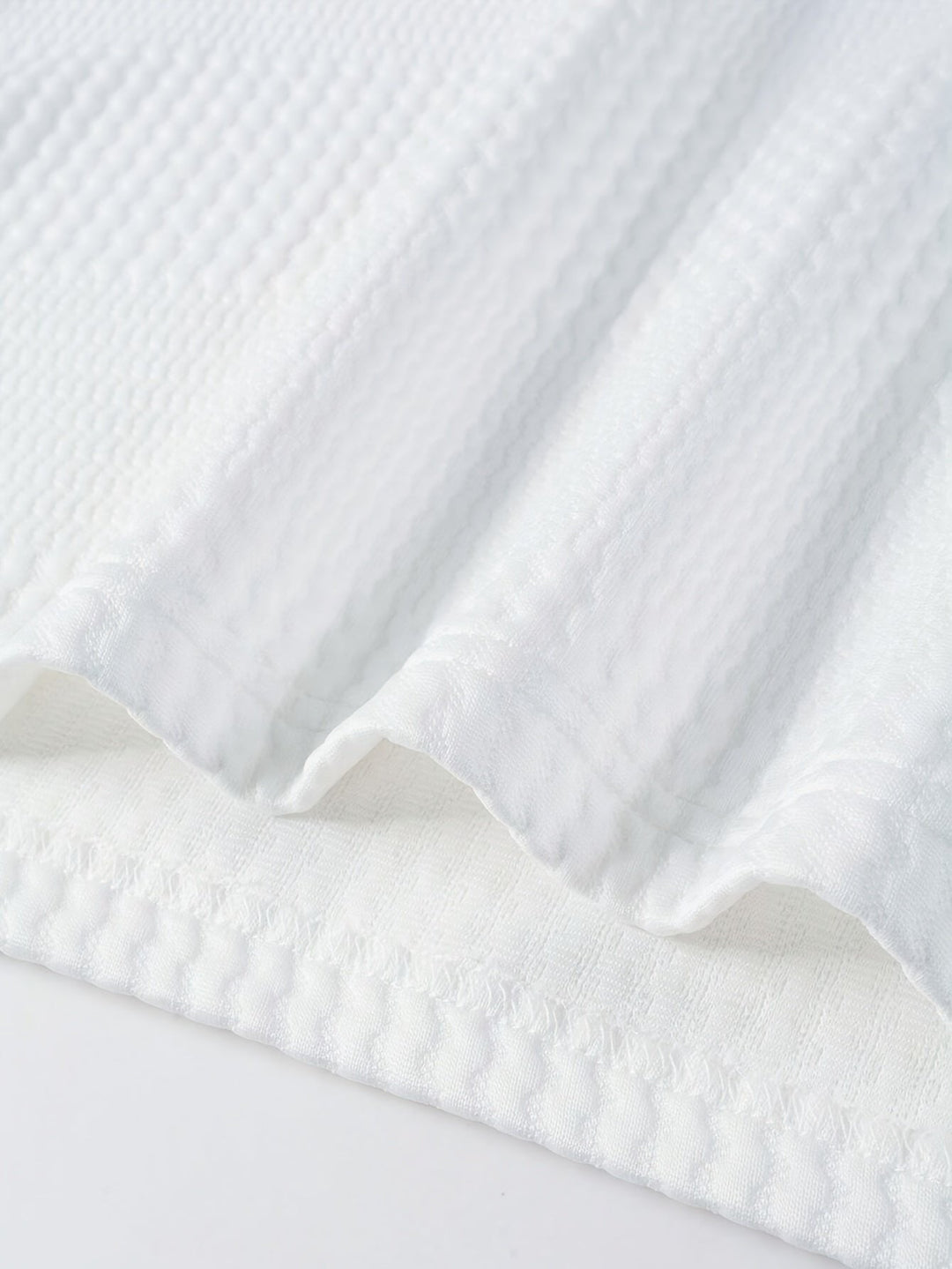 Calvin | Textured Long-Sleeve Polo Shirt
