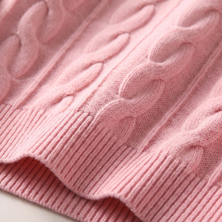Eloise | Comfortable Cable Style Knit Sweater