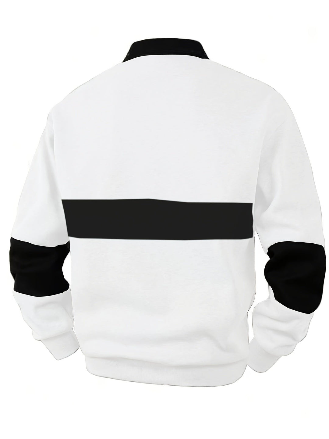 Easton | Colour-Block Long Sleeve Polo Shirt