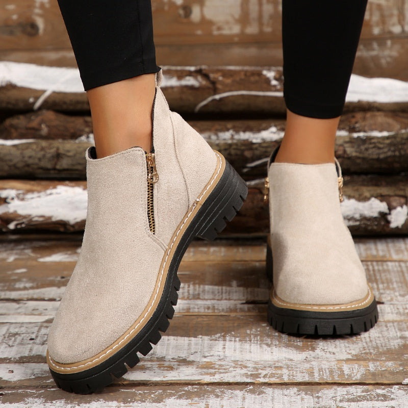 Alice | Modern And Versatile Platform Ankle Boots
