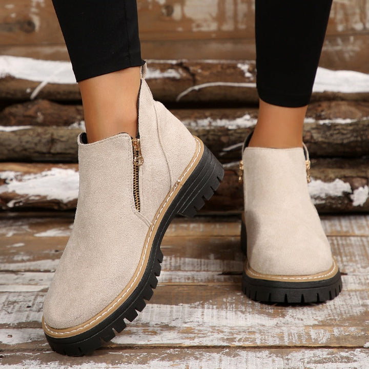Alice | Modern And Versatile Platform Ankle Boots