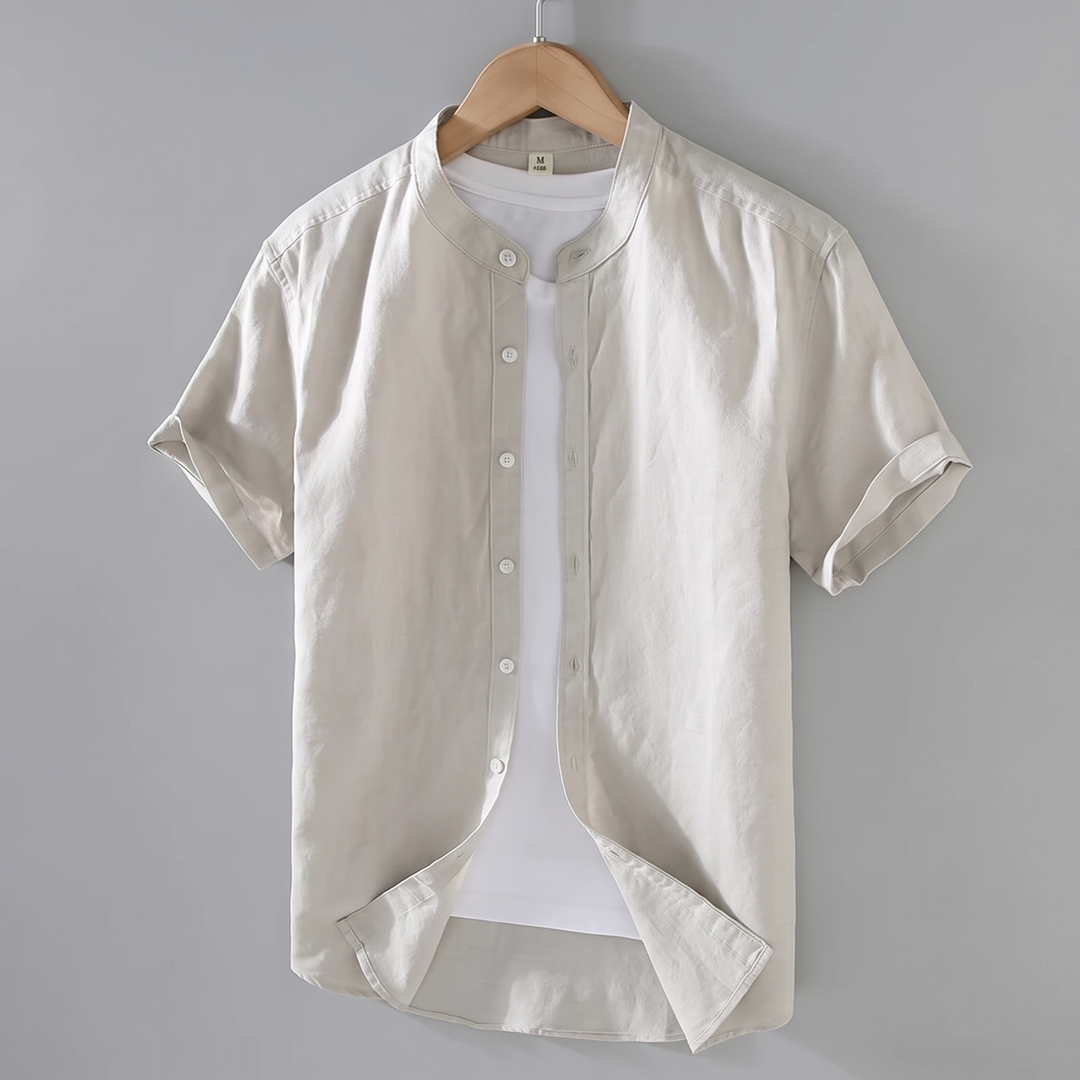 Nathan | Relaxed Fit Breathable Cotton Shirt