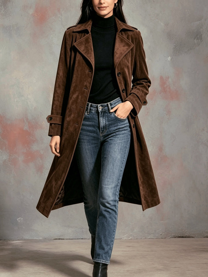 Emery | Timeless Elegance Refined Longline Trenchcoat