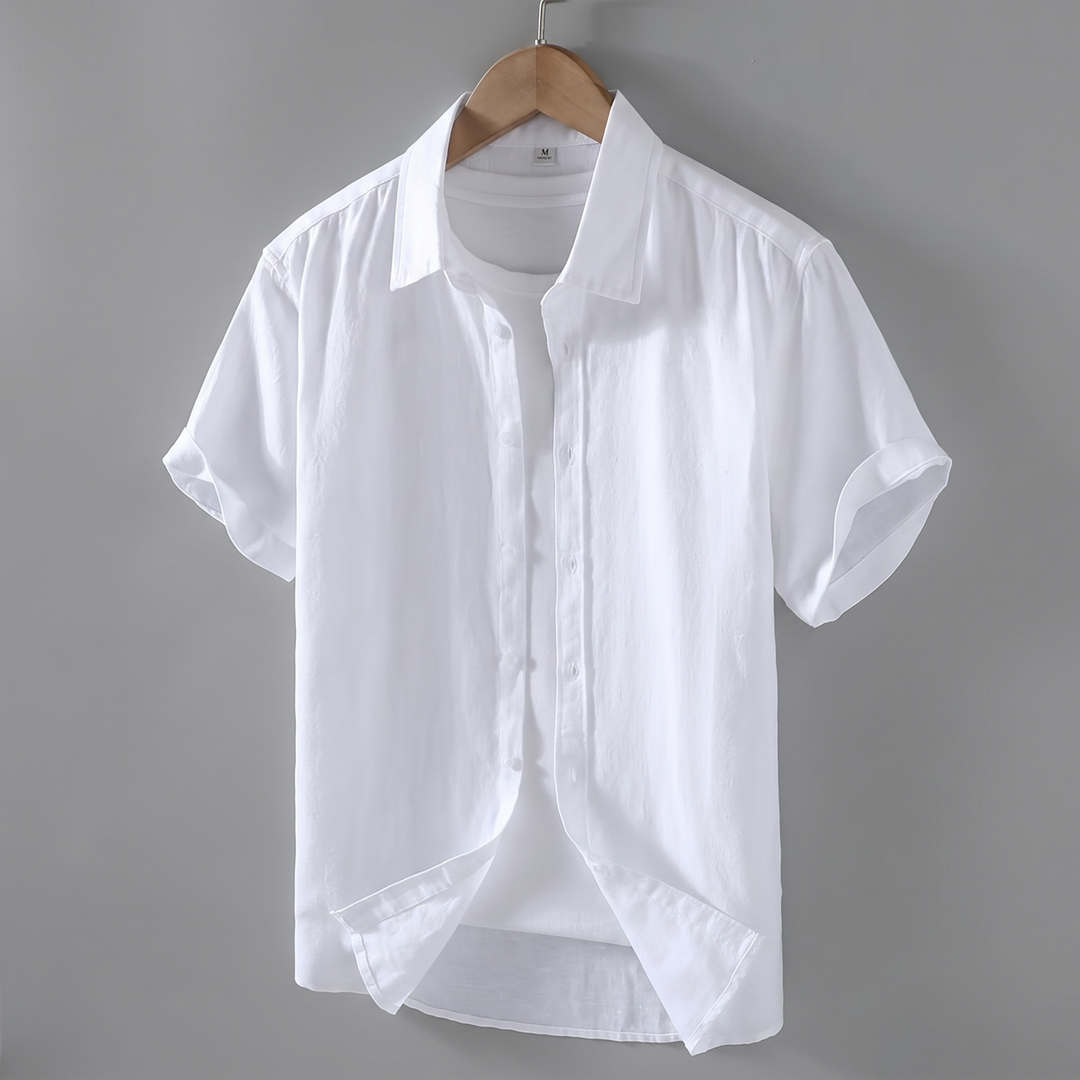 Nathan | Relaxed Fit Breathable Cotton Shirt