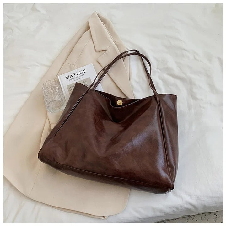 Nova | Spacious PU Leather Tote Bag