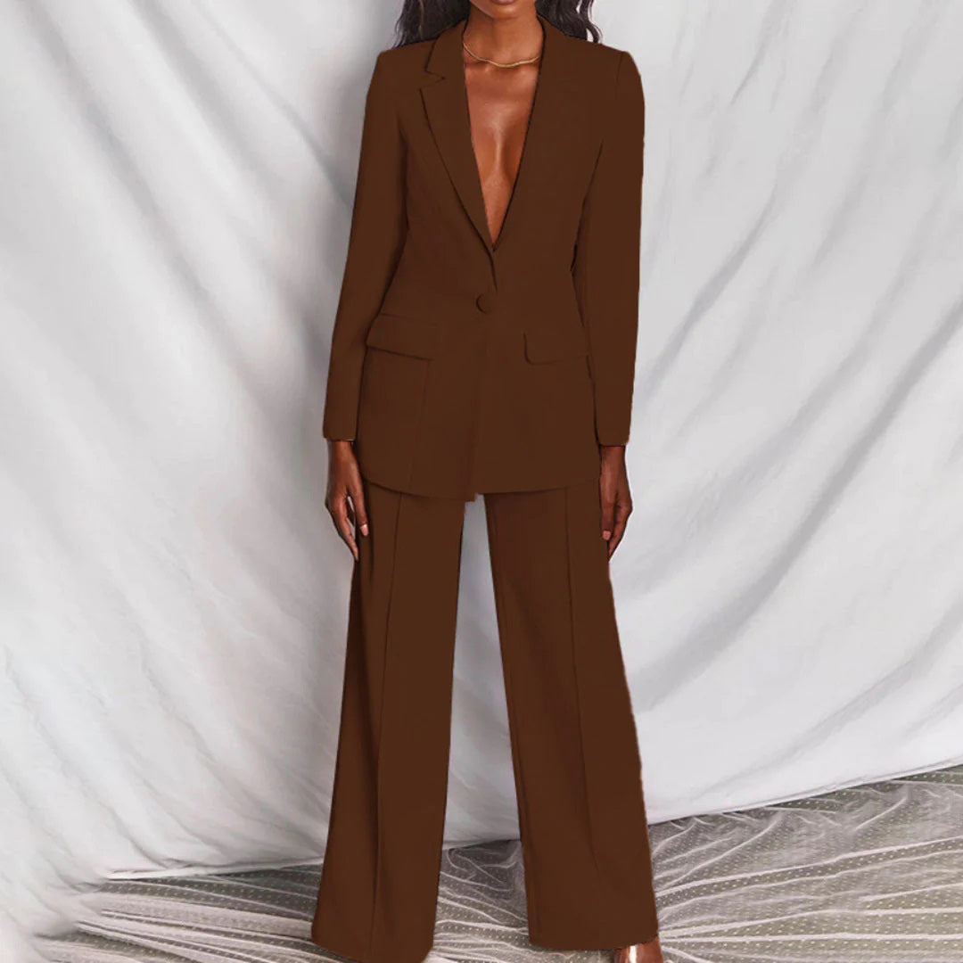Evelina | Women's Elegant Blazer and Trouser Set