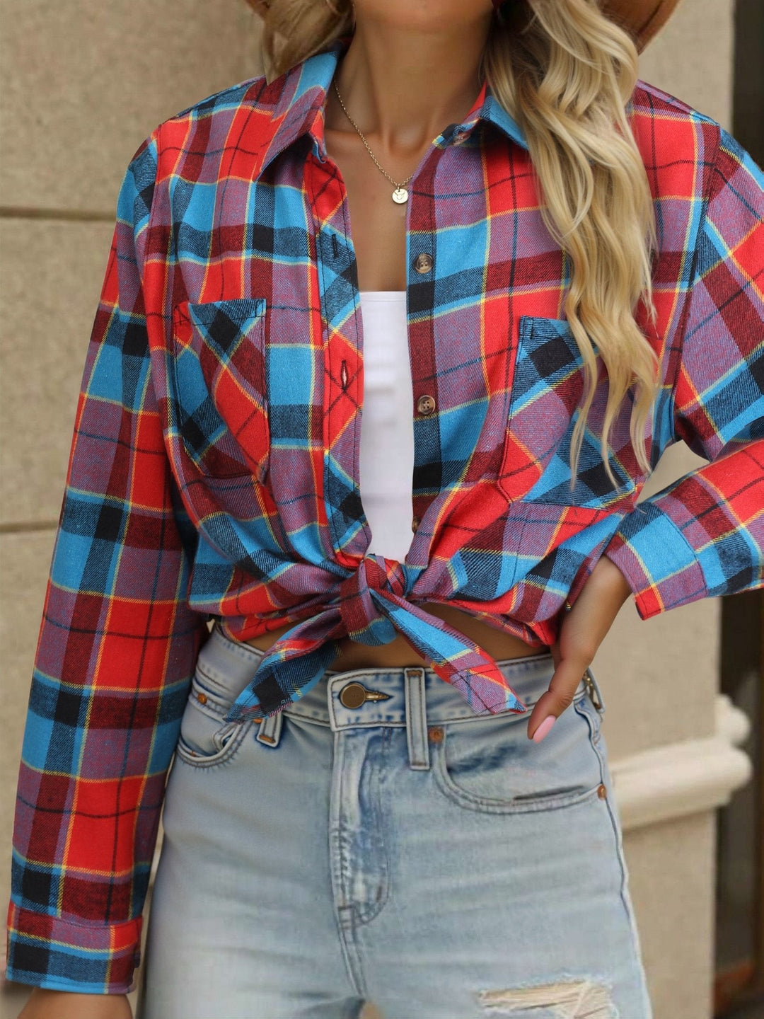 Melanie | Relaxed Buffalo Check Lumberjack