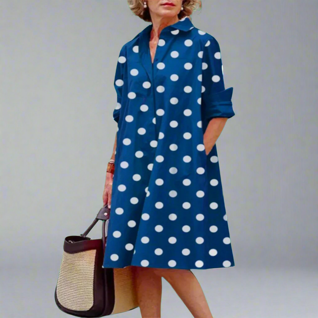 ANNELIES – LUXE MIDI DRESS WITH ELEGANT DESIGN