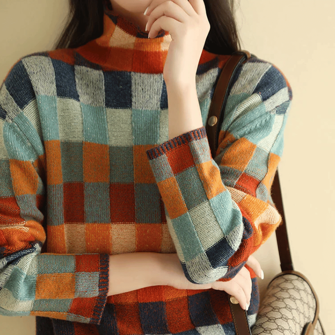 Kathy | Women's Oversized Turtleneck Sweater