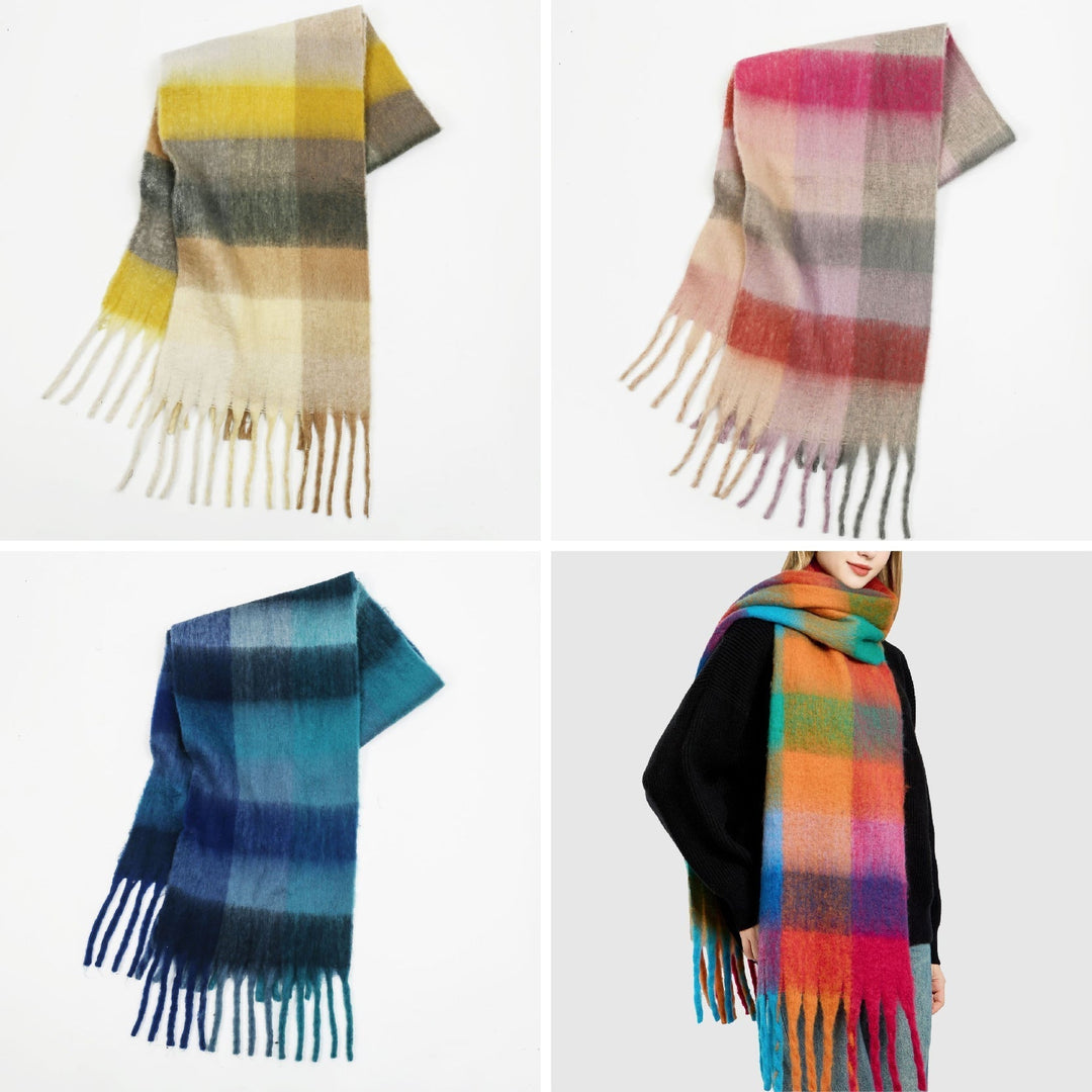 Avellino Rainbow Cascade Scarf