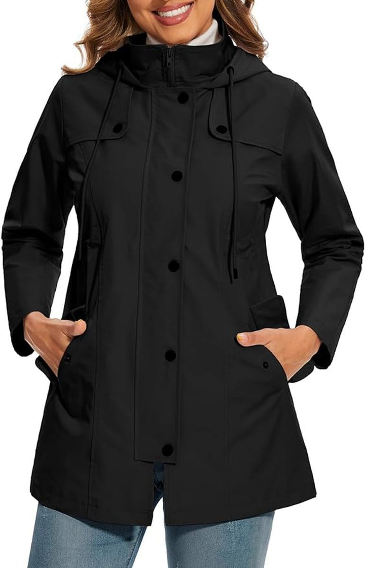 Eliza | Waterproof Hooded Rain Jacket