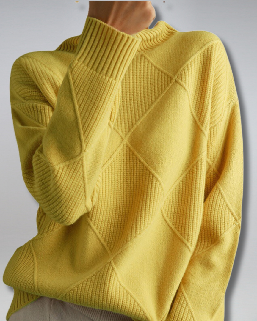 Anika | Refined And Versatile Turtleneck Knit Sweater