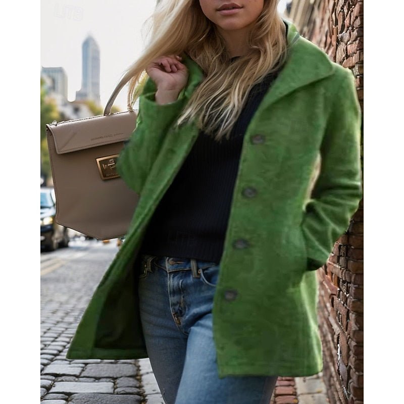 Adeline | Timeless Turn-Down Collar Trenchcoat
