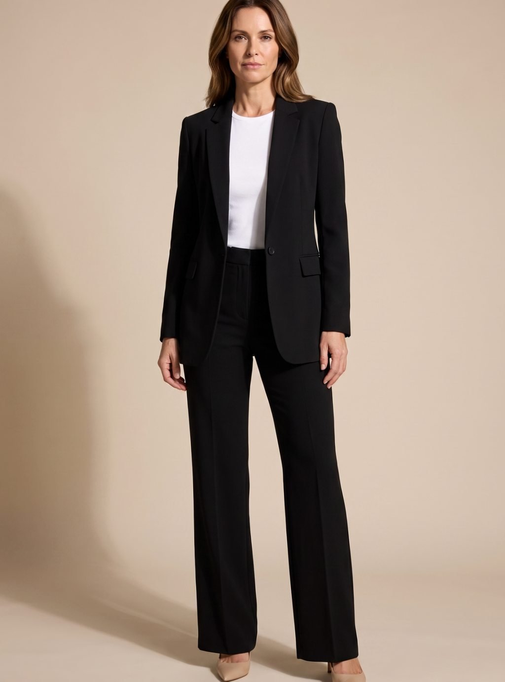 Serena | Blazer & Flared Trousers Two Piece Set