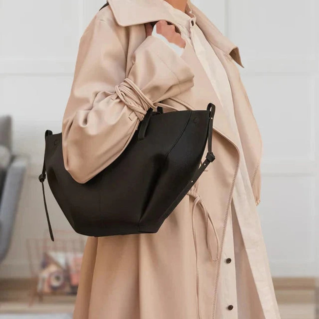 Layla | Stylish Leather Design Vintage Tote Bag