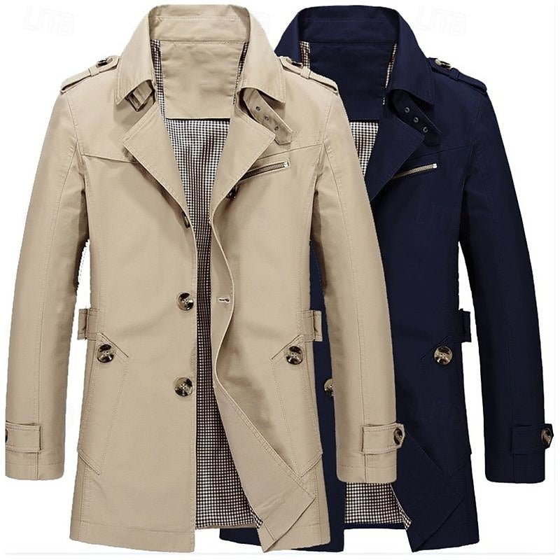 Thomas | Refined Single Breasted Trench Coat