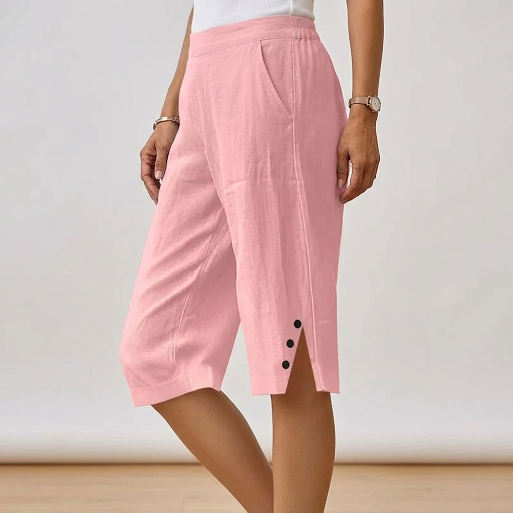 Harlow | Effortless Comfort Relaxed Knee Shorts