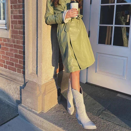 Sienna | Chic Metallic Cowboy Boots With Western-Inspired Style
