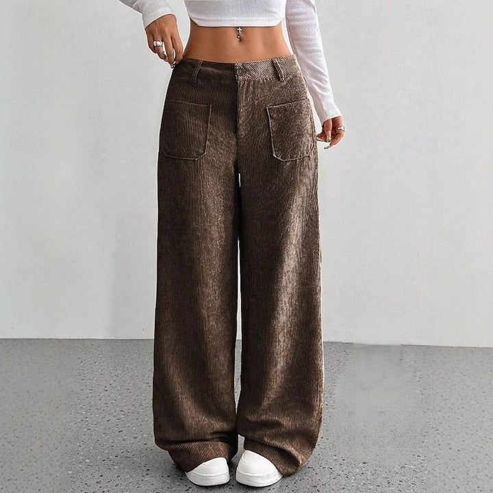 Julietta | Elegant High-Waist Wide-Leg Trousers