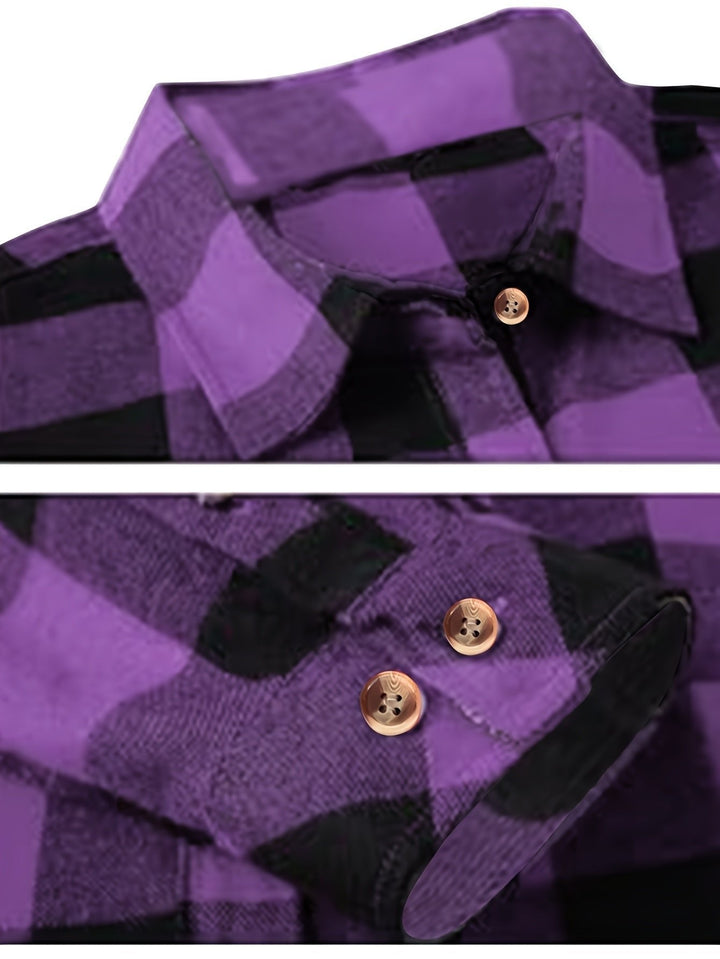 Melanie | Relaxed Buffalo Check Lumberjack