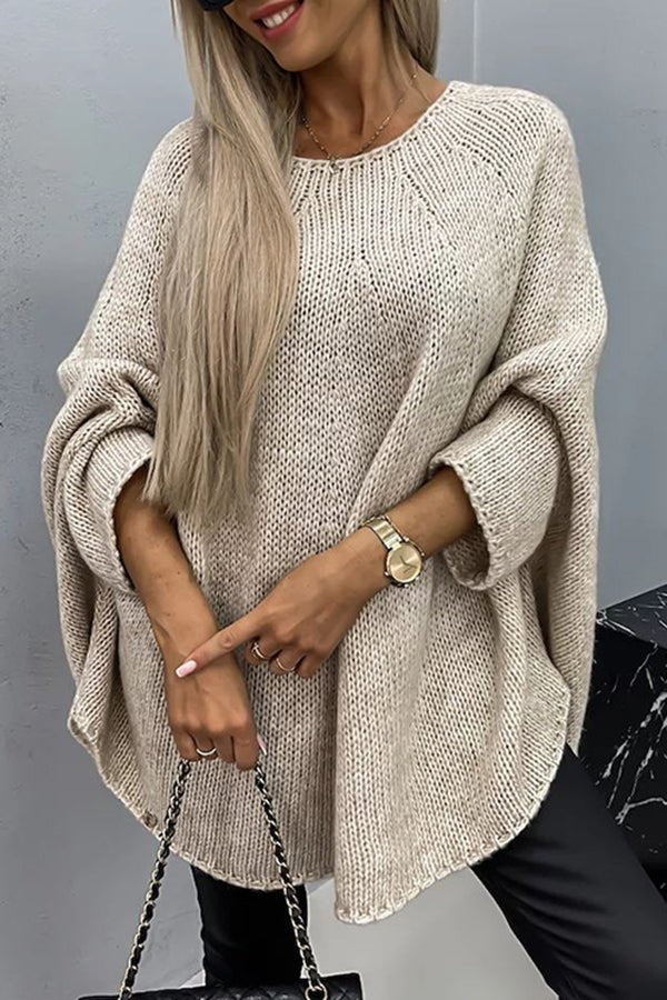 Elodie | Women's Cable Knit Round Neck Sweater