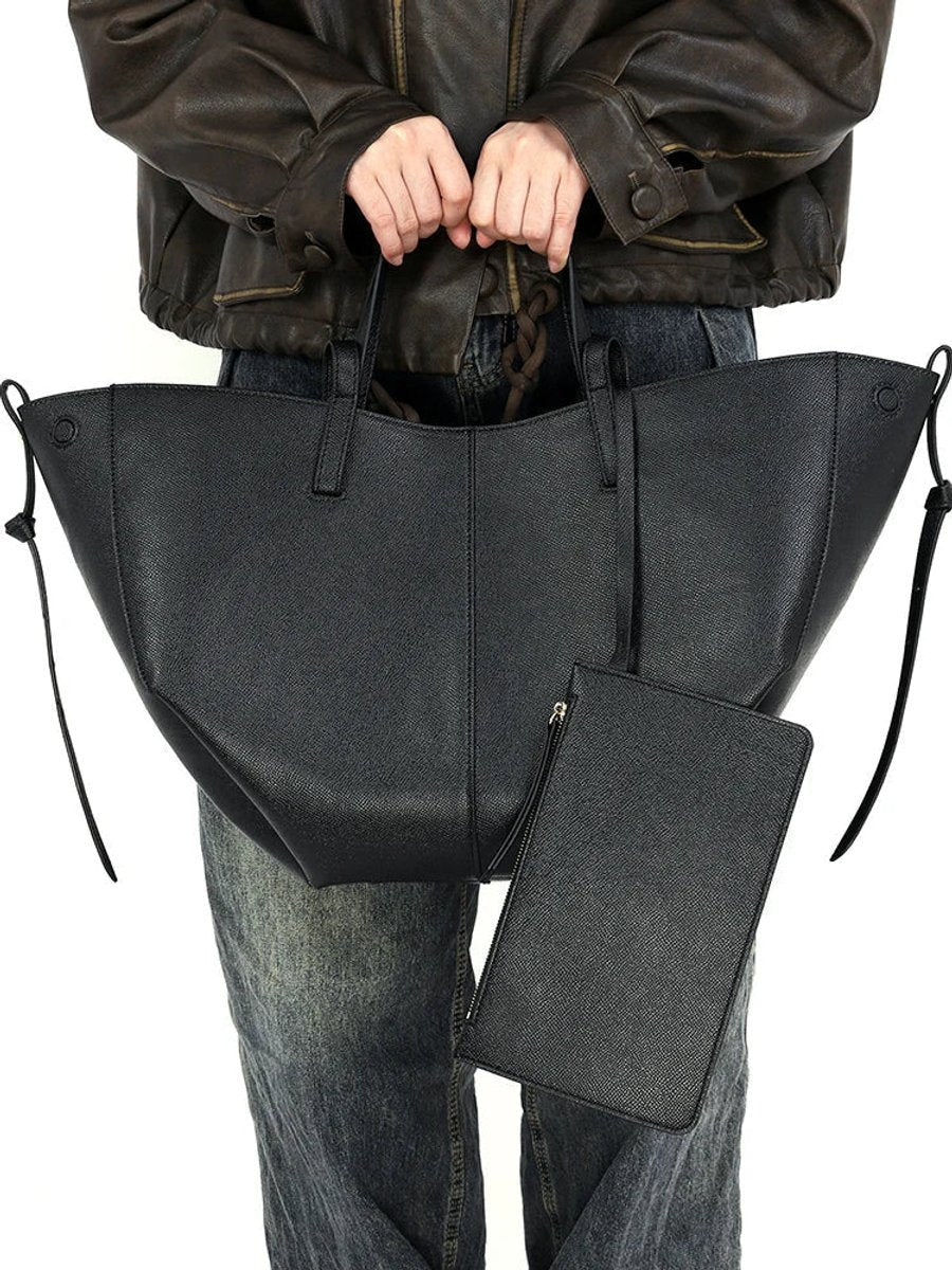 Layla | Stylish Leather Design Vintage Tote Bag