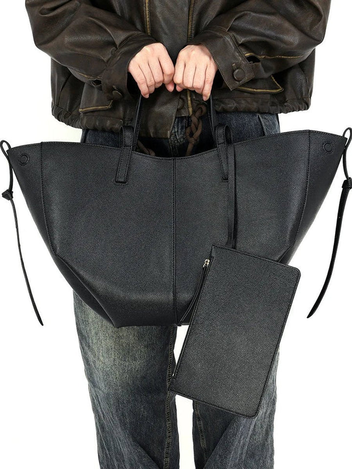Layla | Stylish Leather Design Vintage Tote Bag