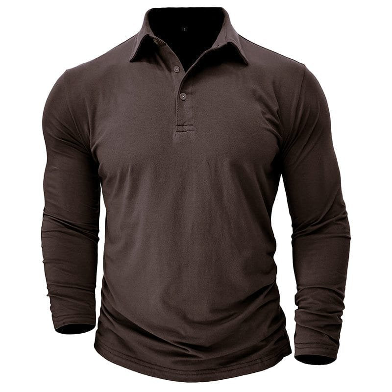 Damian | Premium Long-Sleeve Polo Shirts