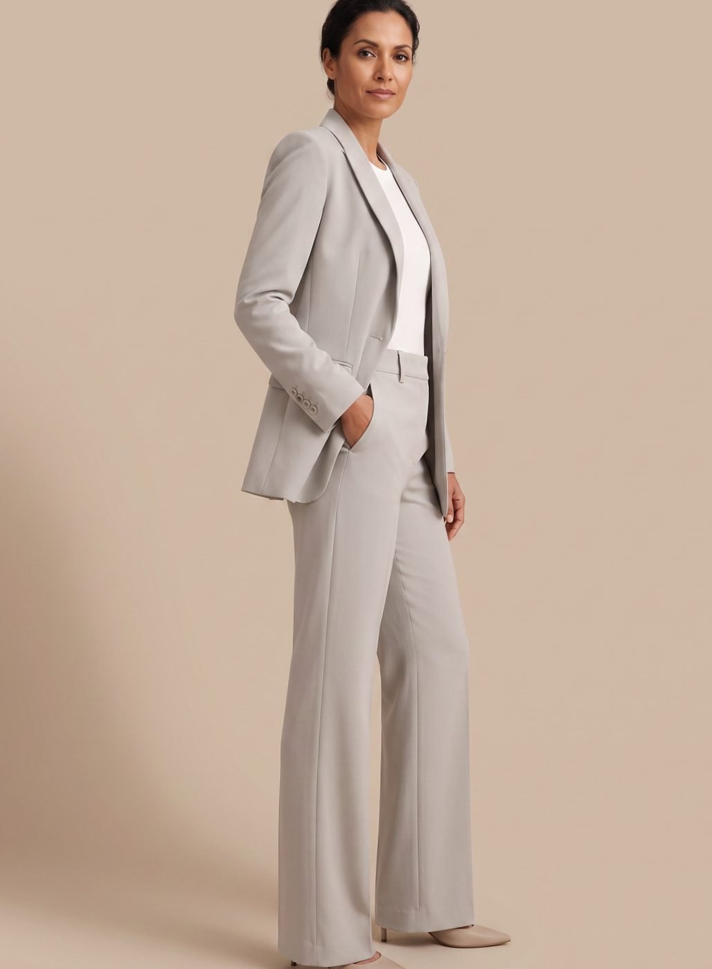 Serena | Blazer & Flared Trousers Two Piece Set