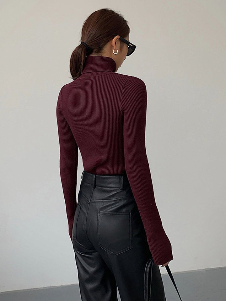 Paloma | Refined And Versatile Ribbed Turtleneck Sweater