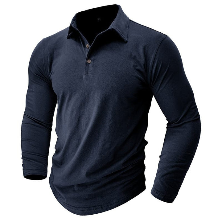 Damian | Premium Long-Sleeve Polo Shirts