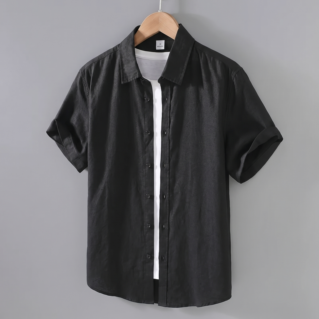 Nathan | Relaxed Fit Breathable Cotton Shirt