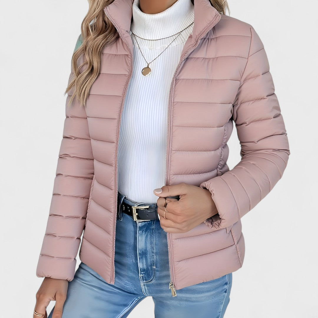MYRALITH – ELEGANT LONG JACKET WITH COLLAR